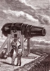 El cañón gigante Columbiad Rodmar