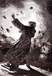 El monje Berthold Schwartz, "De la Tierra a la Luna" de Julio Verne