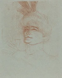 Busto de Mlle. Marcelle Lender, de tres cuartos