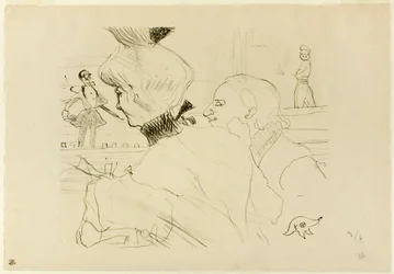 Pareja en un café-concierto