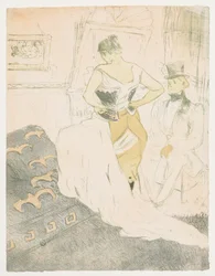 Elles: Mujer en corsé