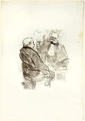 Georges Clemenceau y el optometrista, Mayer, de Au Pied du Sinaï