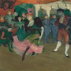 Marcelle Lender bailando el bolero en "Chilpéric"