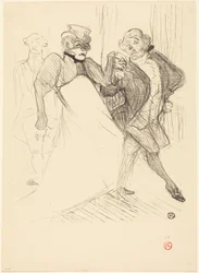 Rejane y Galipaux en «Madame Sans-Gêne» (Réjane y Galipaux en «Madame Sans-Gêne»)