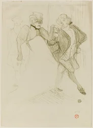 Réjane y Galipaux, en Madame Sans-Gêne