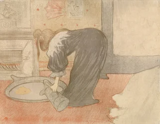 Mujer en la bañera