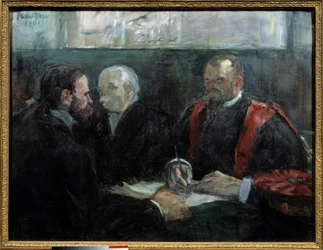 Un examen en la Facultad de Medicina de París en 1901. Pintura de Henri de Toulouse Lautrec (1864-1901) 1901, Museo Toulouse Lautrec, Albi