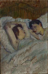 En la cama, 1892