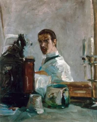 Henri de Toulouse-Lautrec por él mismo (Autorretrato)
