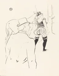 En las alas del Folies-Bergere: Sra. Lona Barrison con su gerente y esposo
