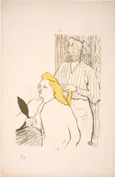 La Coiffure. Programa del Théâtre Libre