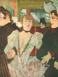 La Goulue en el Moulin Rouge