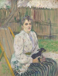 Dama con un perro, 1891