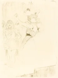 Lender bailando el bolero en Chilperic, 1895