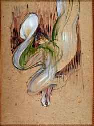 Loie Fuller en el Folies-Bergeres