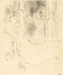 Mme. Simon-Girard, Brasseur y Guy en "La bella Helena"