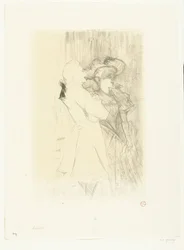 Retrato de la cantante Marcelle Lender y del cantante Numa Auguez en la opereta La Chanson de Fortunio
Lender et Aguez