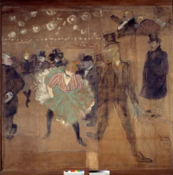 Letrero para la casa de la Goulue (Weber Louise dit La Goulue)