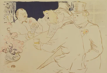 El bar irlandés y americano, rue Royale, para The Chap Book, 1895