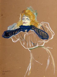 La Cantante Yvette Guilbert, 1894