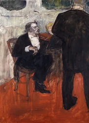 El violinista Dancla; Le Violiniste Dancla, 1900