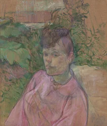 Mujer en el Jardín del Señor Forest