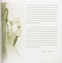 Yvette Guilbert-Serie Francesa: No. 16, 1894