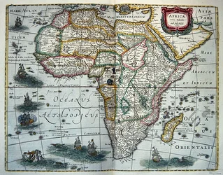 Mapa de África, de 
