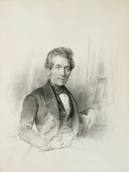 Retrato de Louis Johannes Herckenrath, Cónsul de Texas, 1843