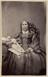 Retrato de mujer, 1860 (foto)