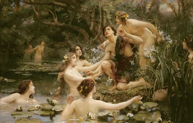 Hilas y las ninfas del agua