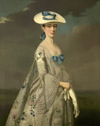 Miss Dixie, c.1750-55 (óleo sobre lienzo)