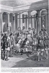 Los gemidos de los britanos, ilustración de 
