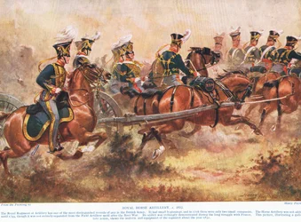 La Real Artillería a Caballo, c.1910