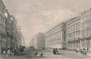 Rue du Chapeau Rouge, Burdeos, mediados del siglo XIX