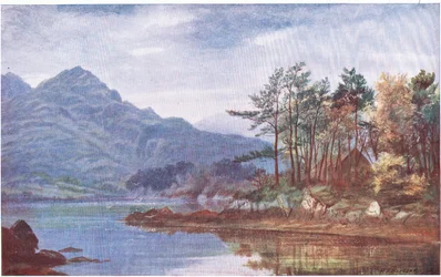Gougane-Barra, de Hermosa Gran Bretaña de Hutchinson pub. por Hutchinson & Co, c.1920