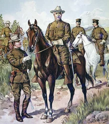 Uniformes de servicio de campo del ejército de EE.UU. 1902-07