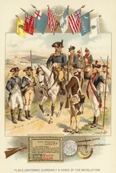 Banderas, Uniformes, Moneda y Armas de la Revolución