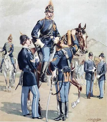 Caballería e infantería de EE.UU., uniforme de gala