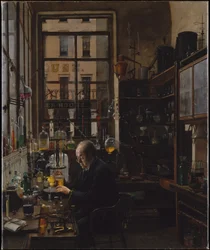 Henry Alexander en el laboratorio