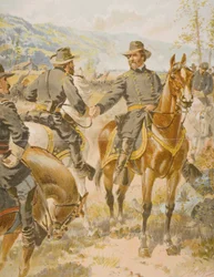 General George Henry Thomas (1816-70) en la batalla de Chickamauga, 20 de septiembre de 1863