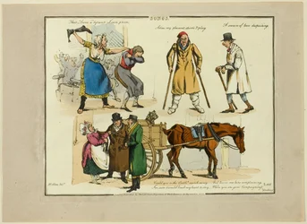 Placa de ilustraciones a canciones populares