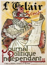 LEclair: Póster del Periódico Político Independiente, 1897