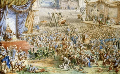 Una alegoría de eventos contemporáneos, 1873