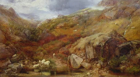 Un antiguo molino de agua galés