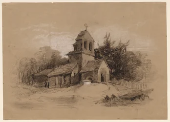 Iglesia en un paisaje