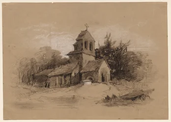 Iglesia en un Paisaje, 1800s