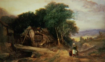 En las fronteras de Dartmoor, c.1840