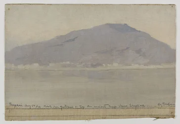 Trapani, Monte San Giuliano (Sicilia), en 1899 (óleo sobre lienzo)