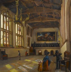 Interior del Salón de Santa María, Coventry, 1873